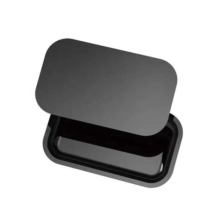 Custom Rolling Tray with Magnetic Lid Herb Serving Trays Cigarette Smoking  Rolling Tray with Lid