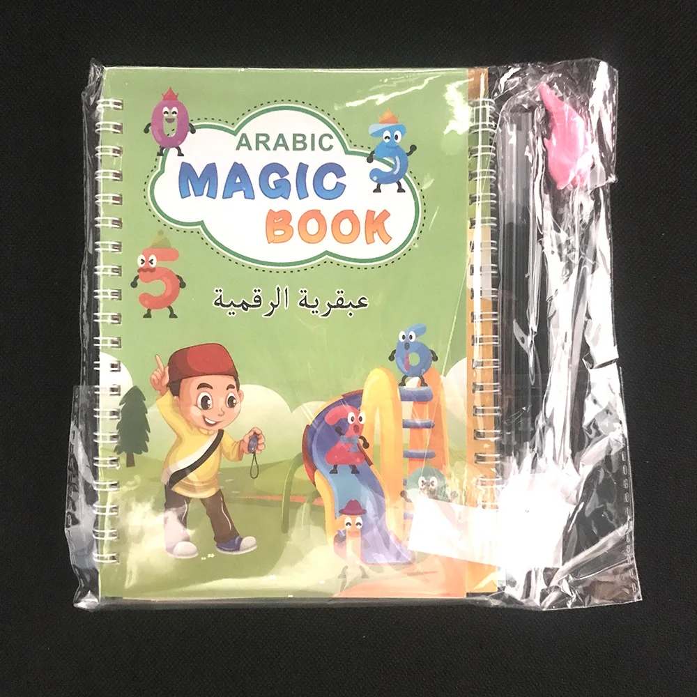 Alphabet Book Handwriting Calligraphy Notebook Sank Magic Practice Arabic Copybook for Kids