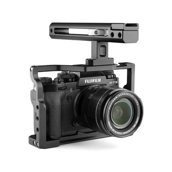 YELANGU C19 Handle Dslr Camera Cage Aluminum Alloy for FUJIFILM XT2/XT3 detail image
