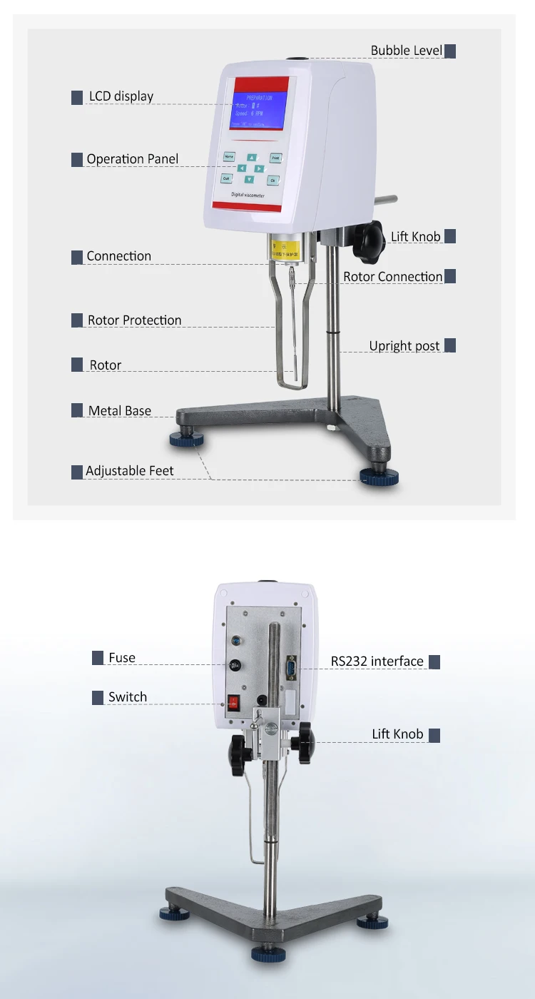 Brookfield Rotational Ndj8s,Digital Display