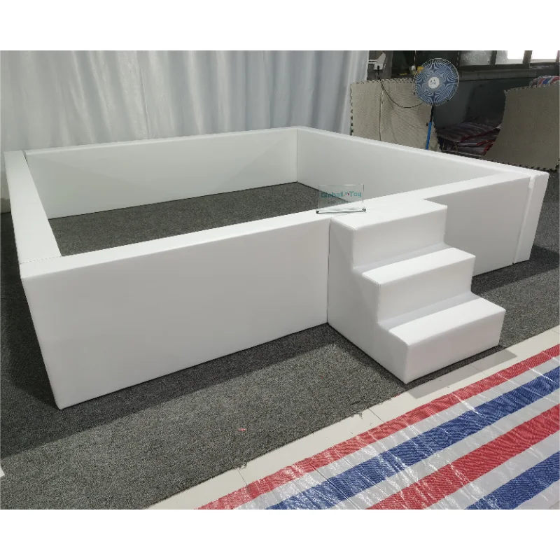 Customized Soft Play Equipment White Soft Play Set Outdoor Playground
