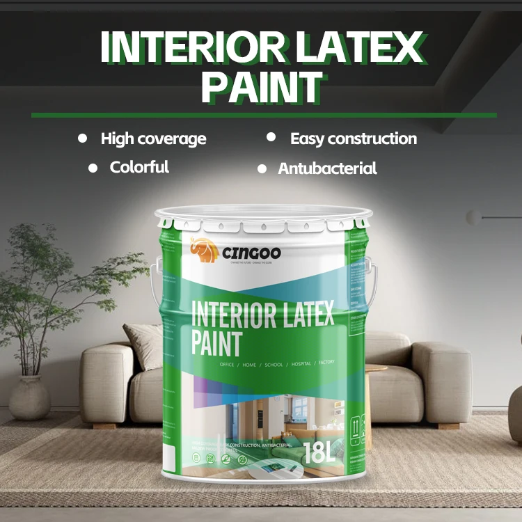 Cingoo Water Based Acrylic Emulsion Polymer Binder Interior Wall Paint ...