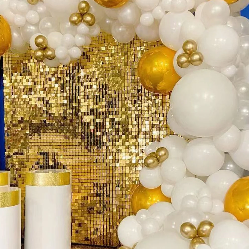 COKAOBE Lot De 36 Toiles De Fond Murales Carrées à Paillettes Pour