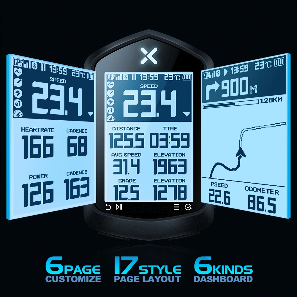 Gps Bike Xoss Amazon XOSS NAV Bike Computer Advanced Cycling GPS