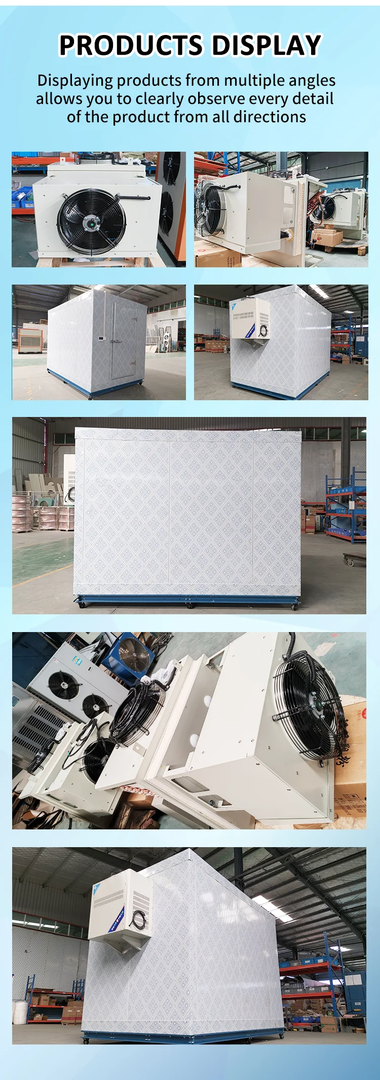 20ft 40ft Container Walk in Cold Storage Room Refrigerator Freezer Commercial Cold Room Storage