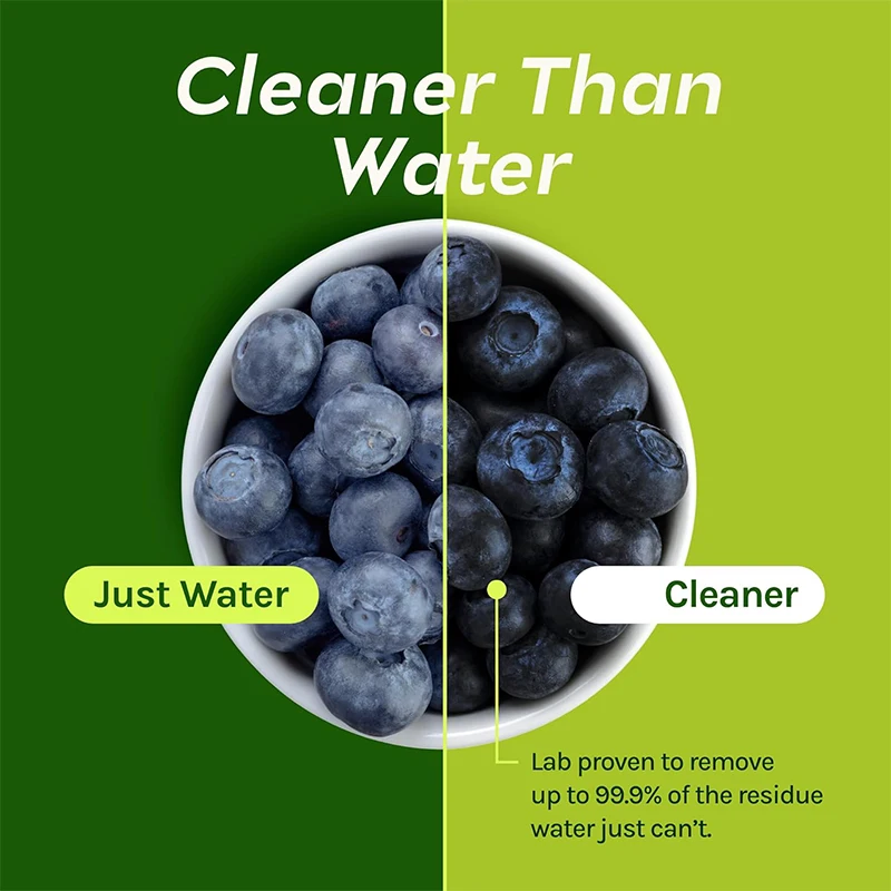 Private Label Remove Harmful Residue Natural Fruit and Vegetable Washing Liquid Detergent