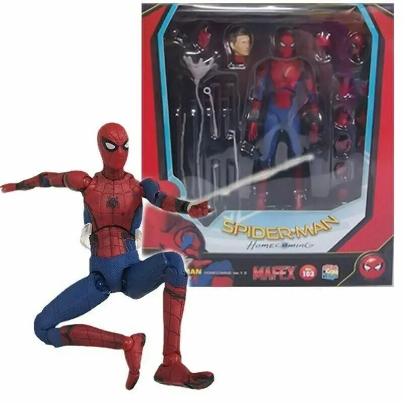 アメコミ MAFEX No.103 SPIDER-MAN Ver.1.5 MAFEX No.103 Spider-Man Homecoming Ver.1.5 Action Figure