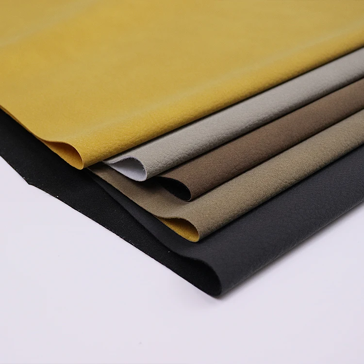 Universal Furniture Leather PVC Embossed Lichi Pattern Faux Leather Fabric for Making Sofa Furniture