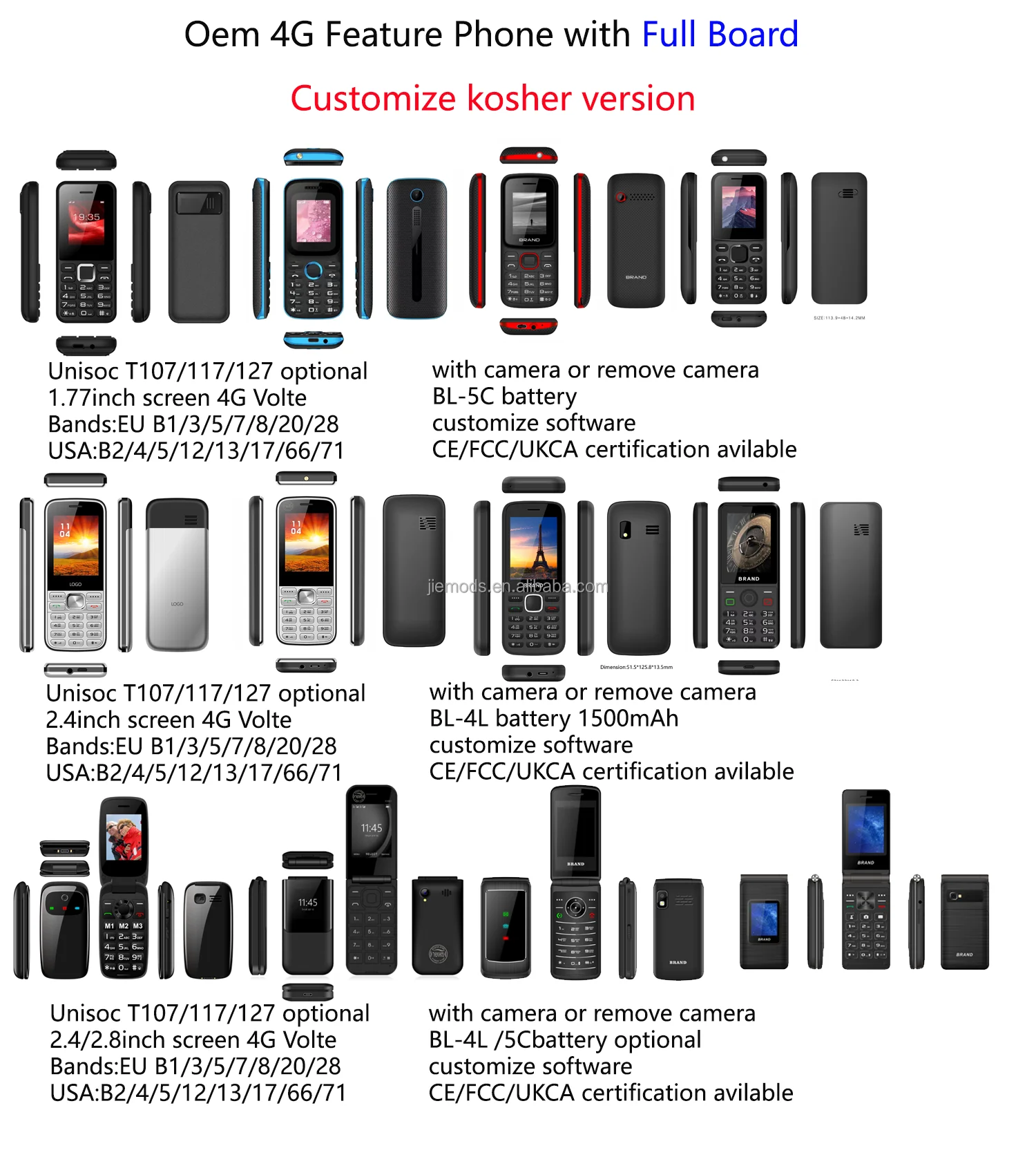 Flip Phones With Dual Sim Card Cheap Fold Phone Small Elder 4G Cell Cute New Keyboard Kids China Lte Button for Nokia Flip Phone
