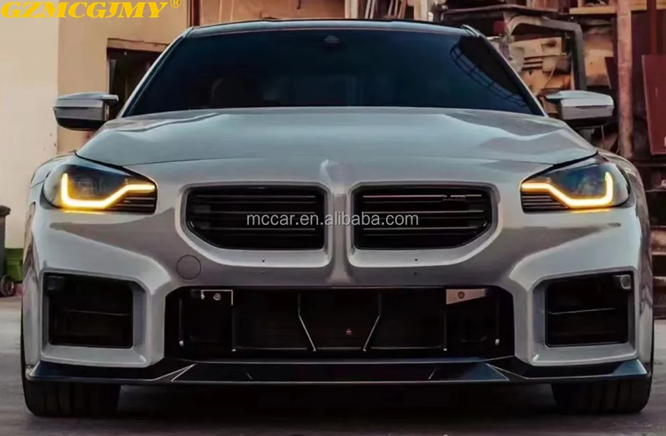 ドライカーボンM2 G87カーバンパーセパレーターBMW M2 G87 R44カーボン