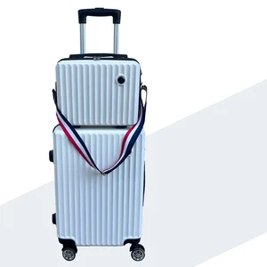 Cross-Border 12inch 20inch Waterproof Polyester Mother-Child Carry-On Trolley Case Universal Wheel Student Travel Suitcase