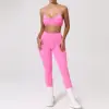 PInk Bra&leggings