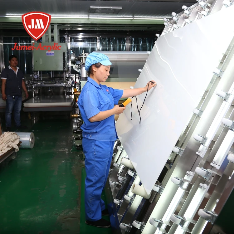 UV Protected 100% PMMA Cast Sanitary Grade Acrylic Sheets Glossy & Matt 2mm 4x8ft Panels Cast Milk White with Cutting Service
