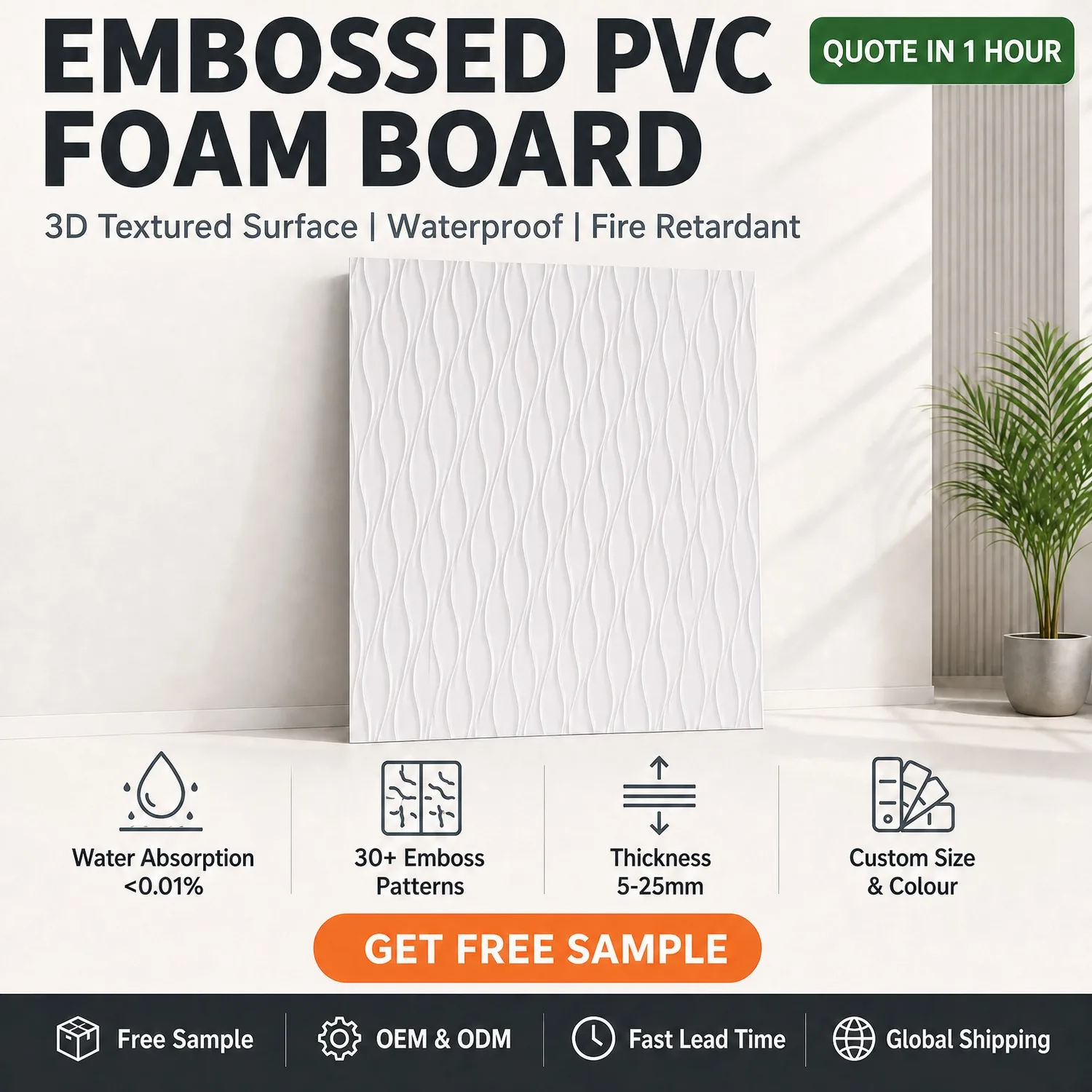 Großhandel PVC-prägierte Schaumstoffplatte, 3–30 mm, feuchtigkeitsbeständig, holzstrukturiert, Celuka-Platte für Bad- und Küchenschränke sowie Türen