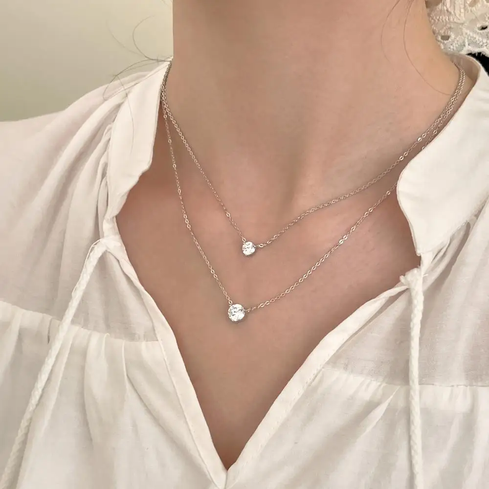 KAKODIY fashion new gold-plated 925 sterling silver boutique jewelry round pendant necklace detail 2