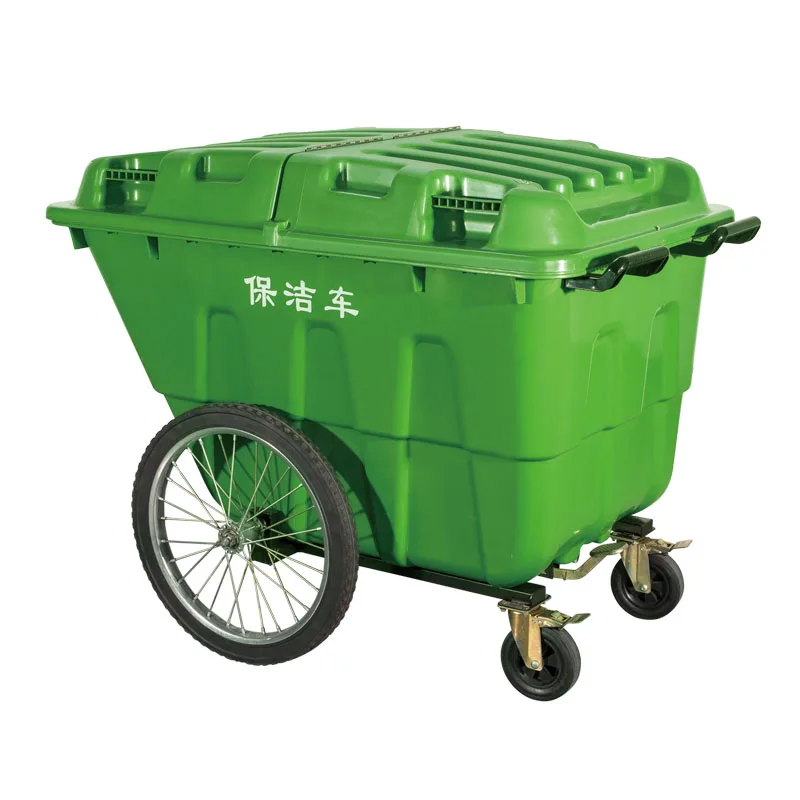 New style hand push 400 l plastic waste bin/garbage bin/dust bin