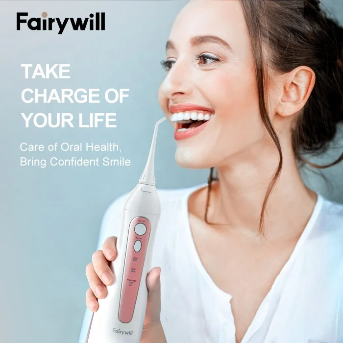 Fairywill FW 5020E deatal зубная щетка зубов приятно выбрать пик H2O B Оральный ирригатор Флоссер импульсный ирригатор для полости рта воды ирригатор чувствовать себя цвета сахарной ваты