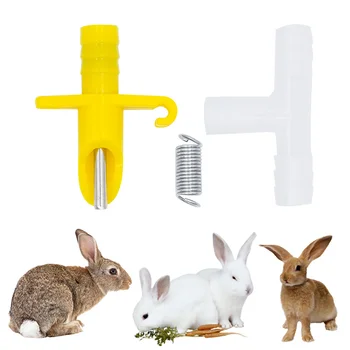 Animal Feeding Tools Plastic Nipple Drinker for Rabbit Irrigation System for Farms Stainless Steel+high Quality Plastic 0.07