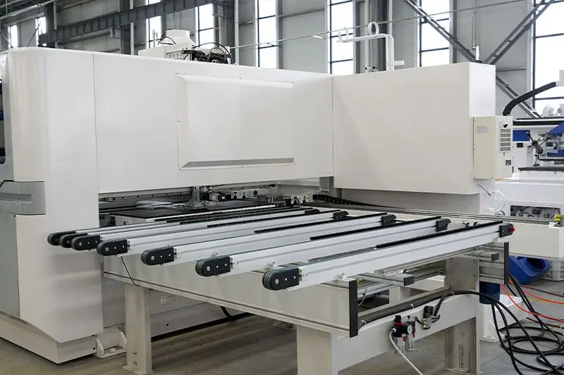 Blue Elephant CNC 6 Six Sides Boring Drilling Cnc Wood Door Drilling Machine Full Automatic for Panel Hole