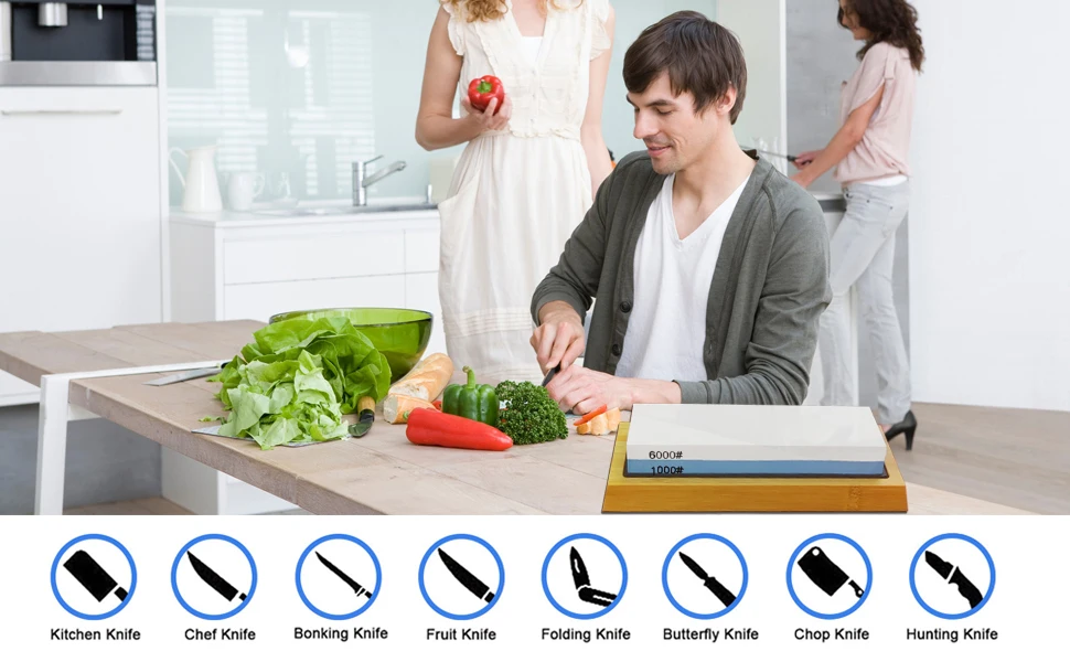 400/1000 3000/8000 Wetstone Sharpen Stone Water Natural Combination