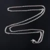 2.4mm Wide Silver