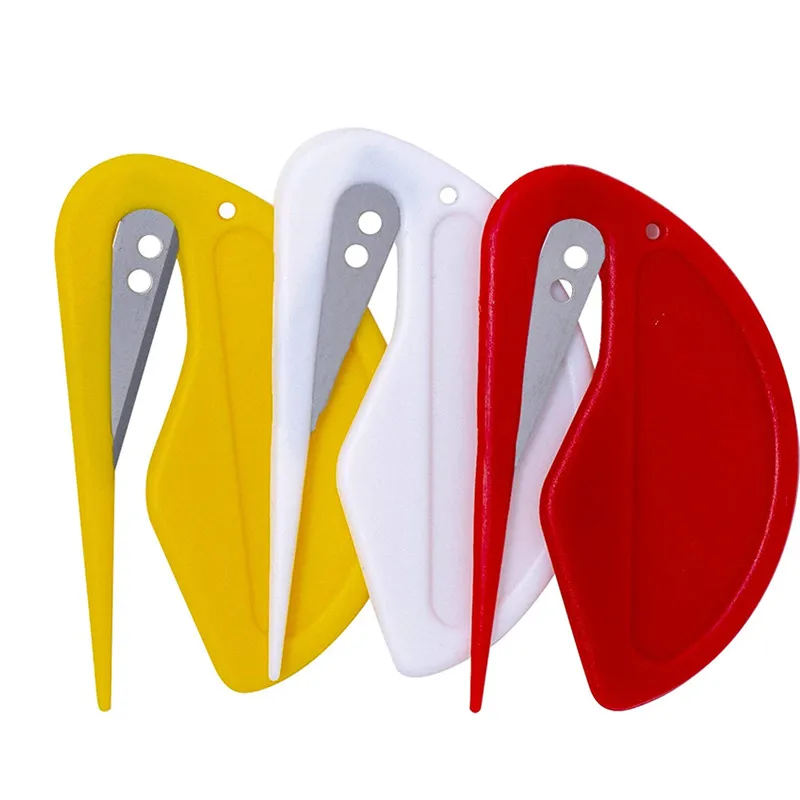 Letter Openers Plastic Envelope Slitter Razor Blade Paper Knife Open Letters Envelopes