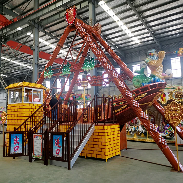 Hot Sell in Algeria Amusement Park Viking Ship Ride Pirate Ship Kiddie Rides Pirate Ship for Sale