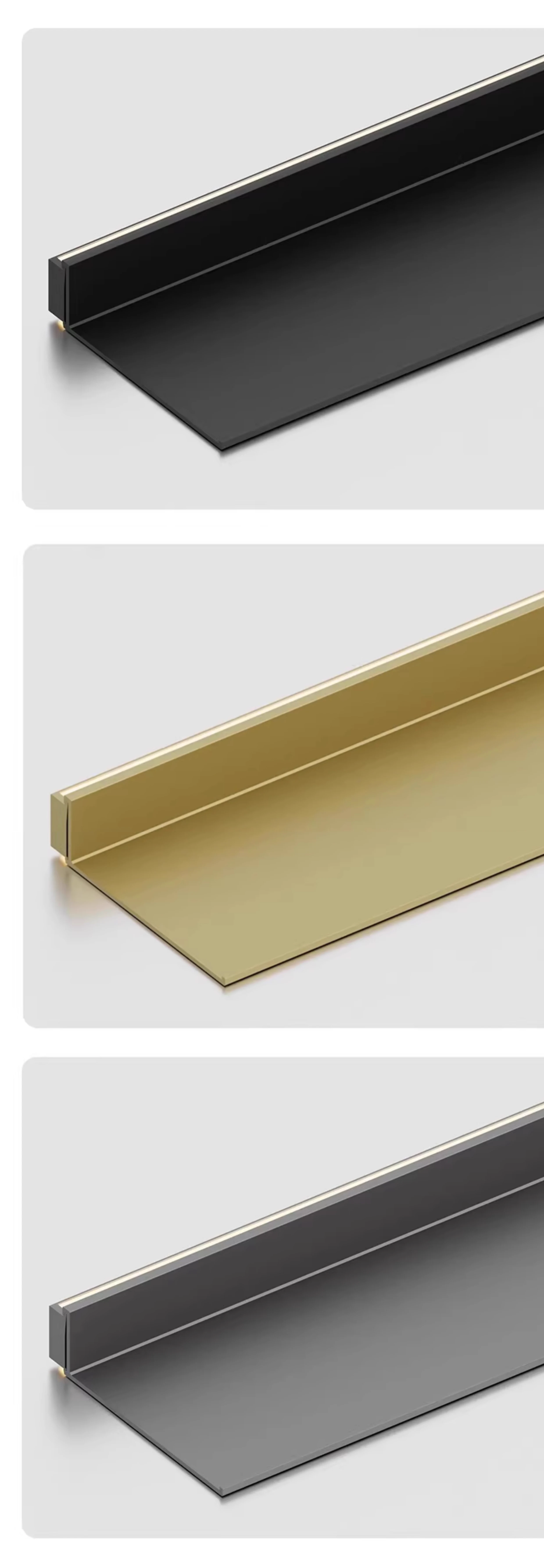 LED display shelf with energy saving lighting