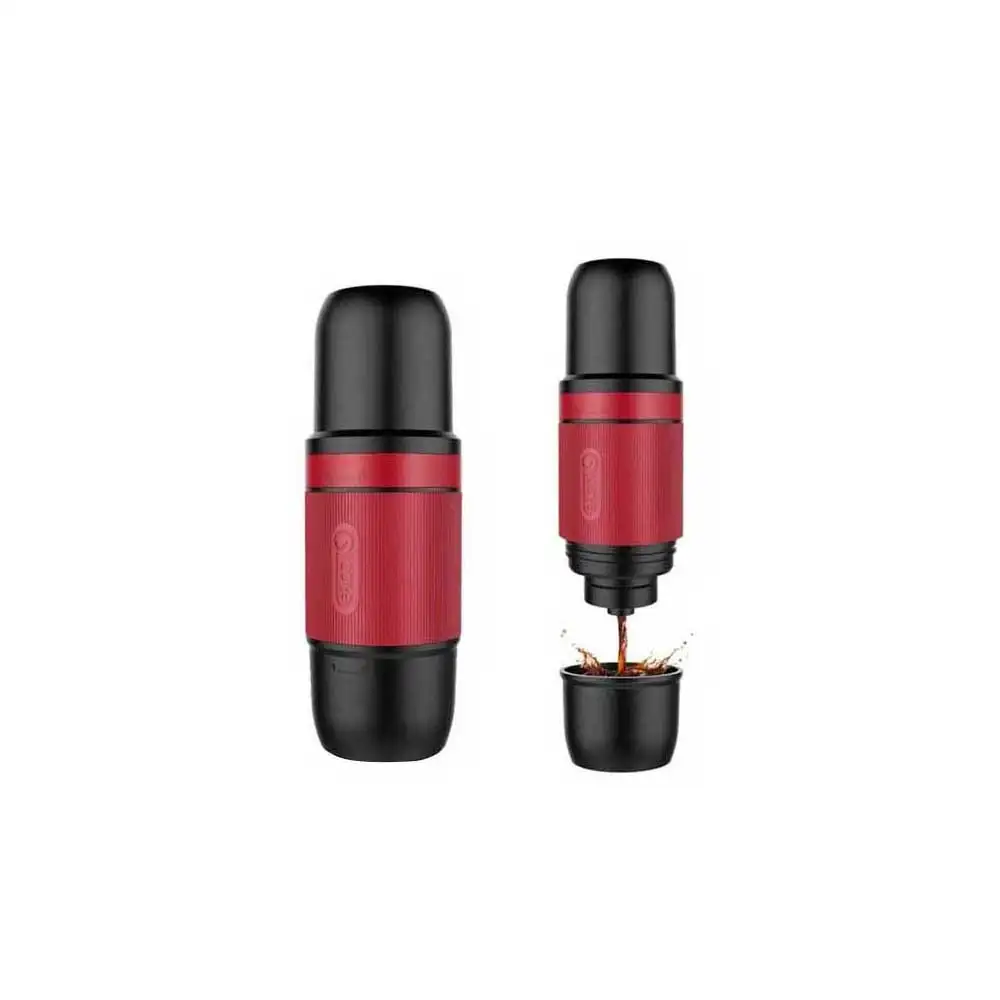 Small Capacity Personal Use Portable Espresso Machine Mini Manual Coffee Maker for Coffee Ground or Nespresso Compatible Capsule