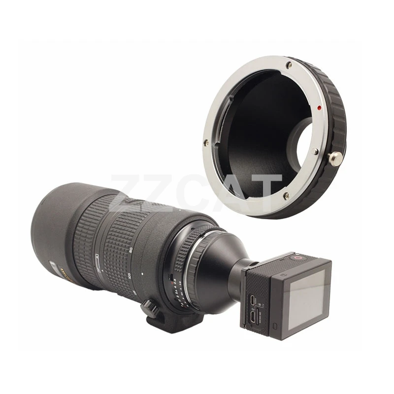 Microscope C Mount DSLR Camera Lens Adapter for Canon EOS EF Nikon F-mount
