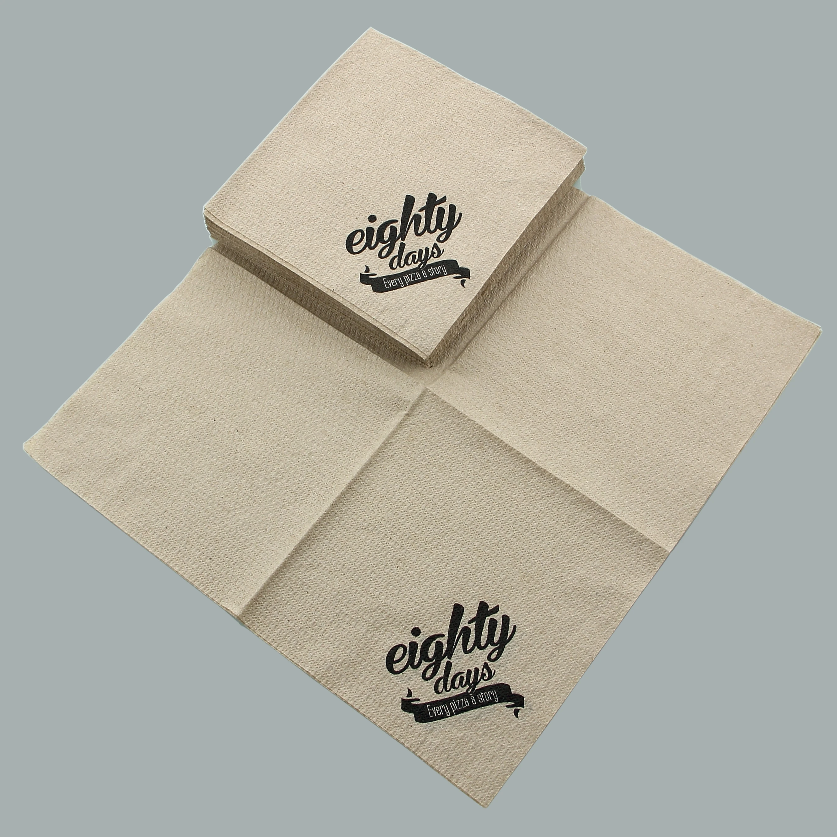 Natural Color Paper Napkin Brown Napkin Paper Brown Bamboo Paper Napkin Food Safe Quality