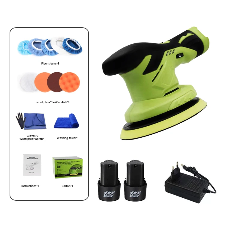 Двигатель постоянного тока LCP699-2 8 мм), полировальная машинка для Orbit 10,8 V / 12V мини Аккумуляторный автомобиль красоты щетка для чистки с полировальной подложкой