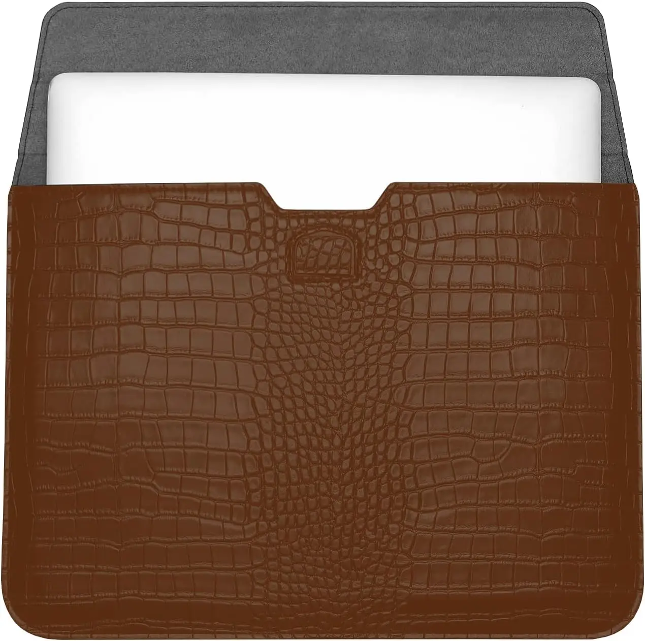 Sleeve for MacBook Air Pro 13 14 15 inch Crocodile Grain PU Leather Flap Case Bags Genuine Leather Sleeves for Laptops