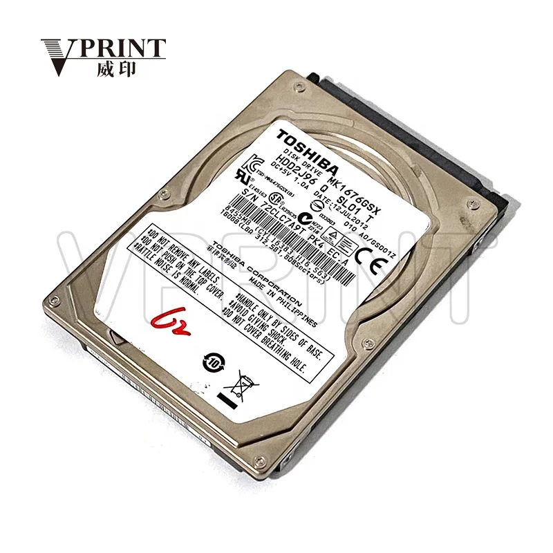 HDD2J96 MK1676GSX HDD Hard Disk Drive ga Fuji Xerox DocuCentre V C5580 C6680 C7780 C 5580 6680 7780 160gb Printer Supplies