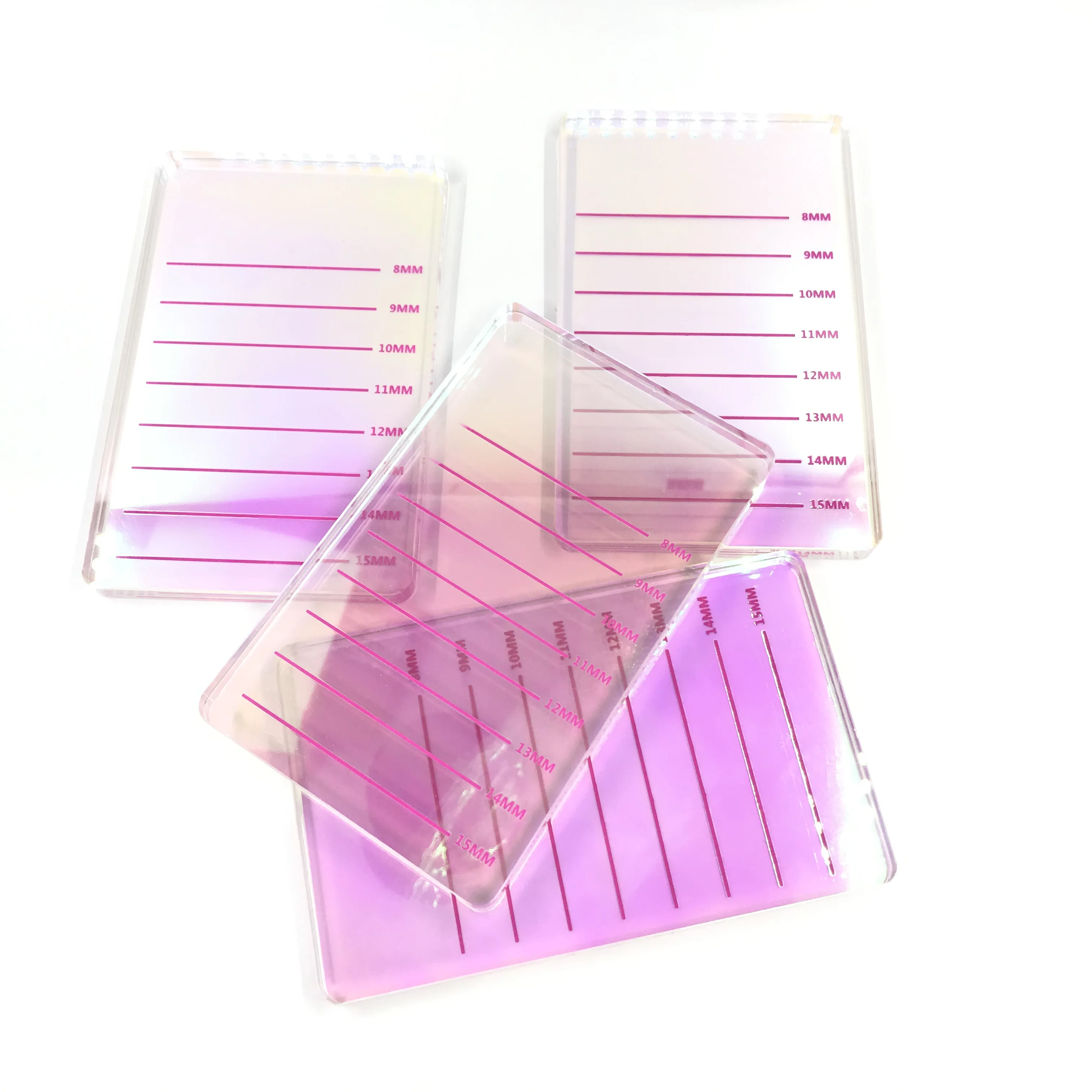 Оптовая продажа, фирменная торговая марка, акриловые лазерные ресницы, одиночный держатель для ресниц, цветной держатель для ресниц