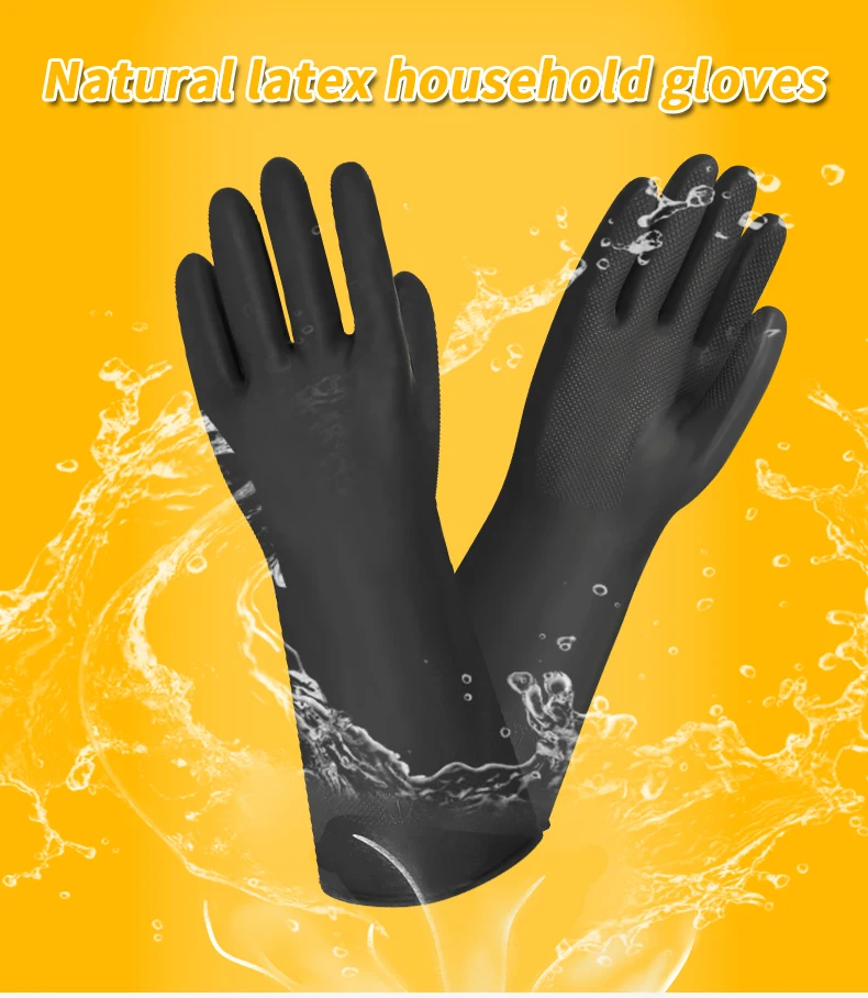 Factory Price Chemical Resistance Industrial Latex Rubber Gloves