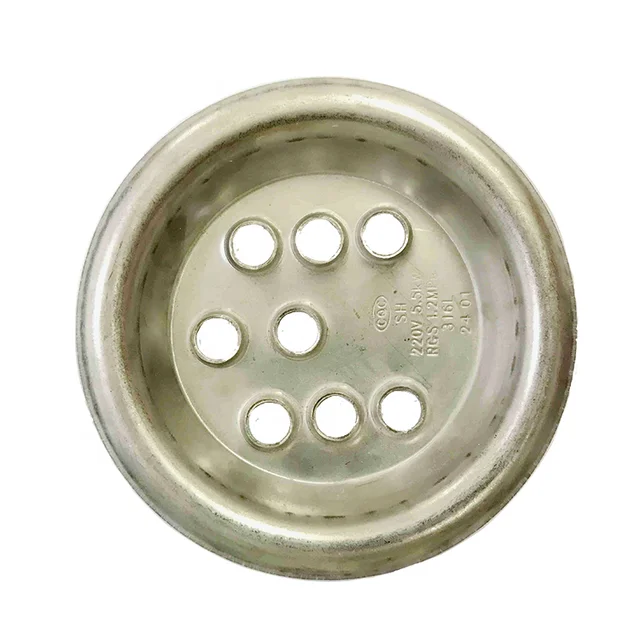 Stainless steel flanges for electric heating elements customised to your specifications.