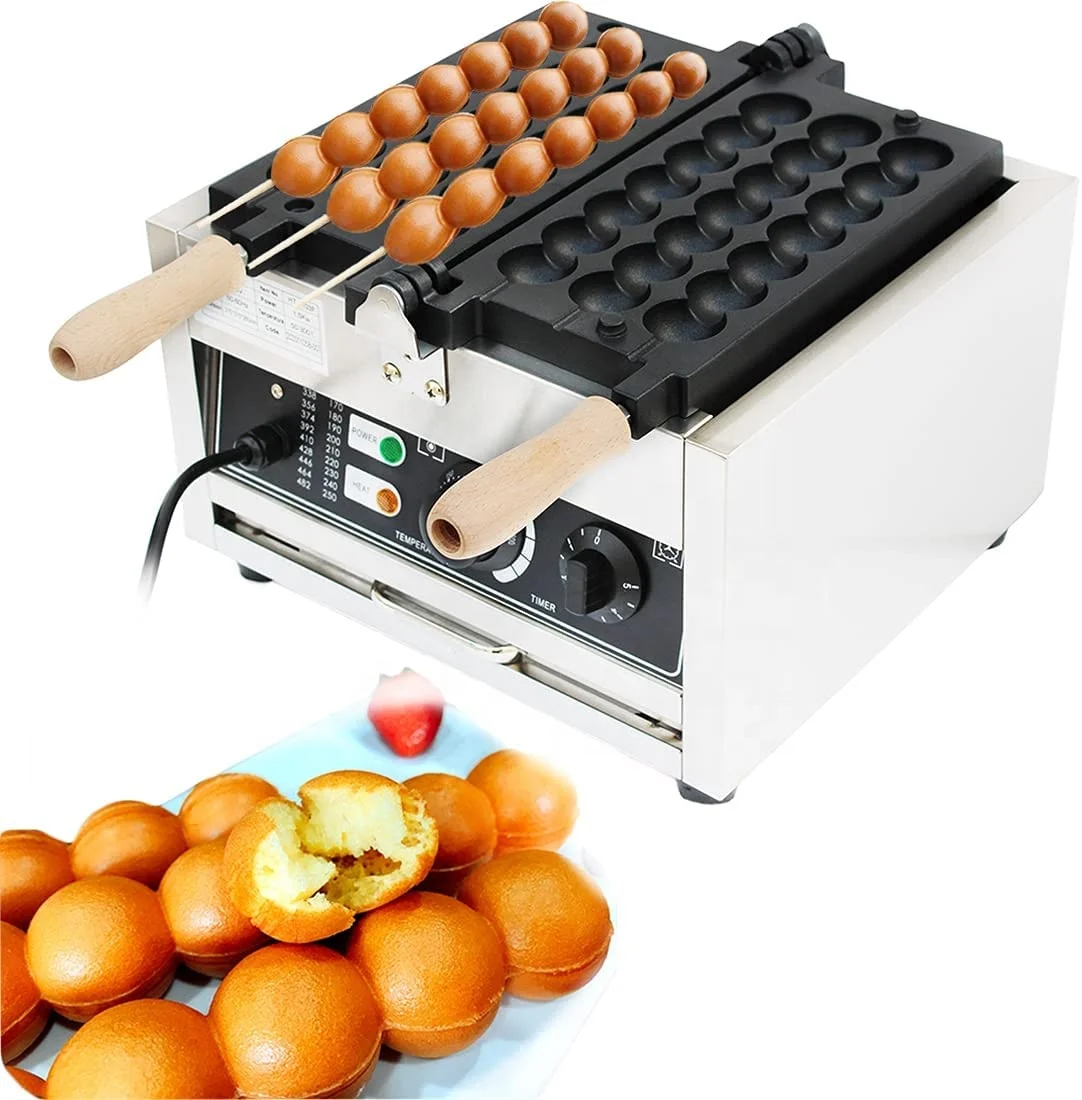 Skewer Waffle Maker - High Productivity Takoyaki Machine