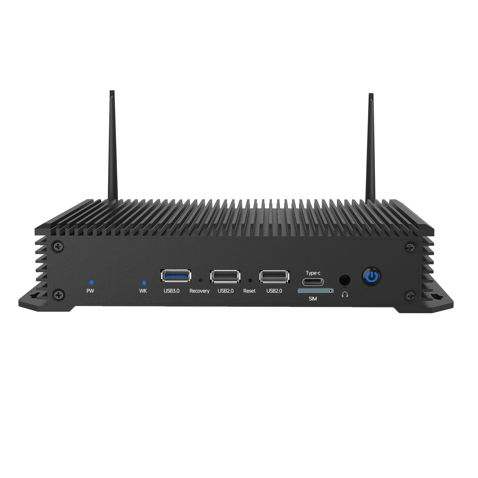Industrial Edge Computing Box Dual Band Wifi 61000M Rockchip RK3576 DDR5 8GB RAM 128GB ROM 8K4K Linux Android 14 Ai Edge Box