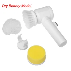 Набор щеток для чистки, миниатюрные портативные электрические вращающиеся щетки для кухни, ванной, раковины, пола, туалета