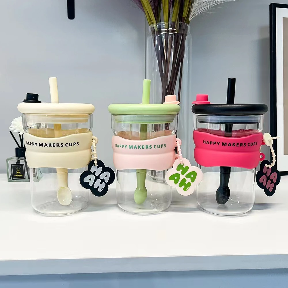 Water Bottle for School Girl with Straw - Cute & Durable