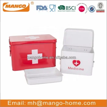 Source Rectangle Wall Mounted Metal Pharmacy Portable Medicine Cabinet  Medicine Box on m.