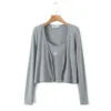 Gray top suit