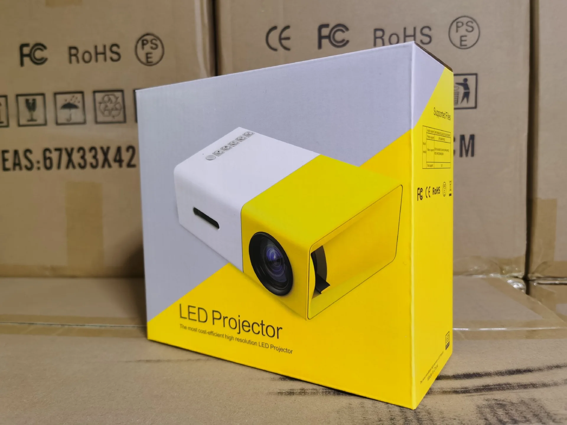 LED Smart Projector Cy200 Mini Mobile Hd Projector Portable Android 9 Home Theater Camping Projector