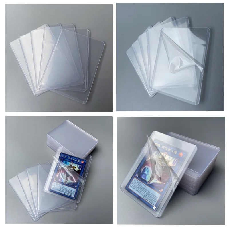 Hot Sale Toploader 3x4 Top Loader 35pt Customizable Pvc Sports Card Top