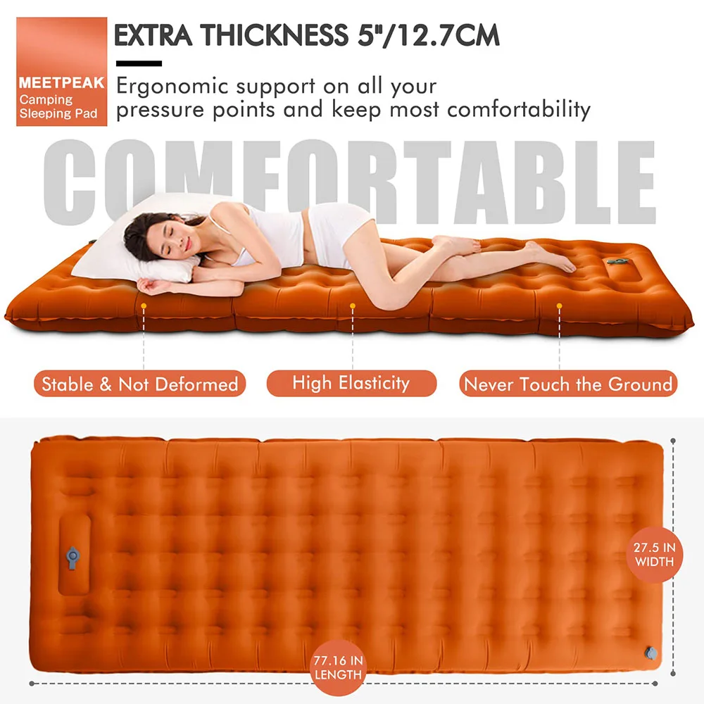 Ultralight Selfinflating Air Mattress Widen Sleeping Pad Splicing