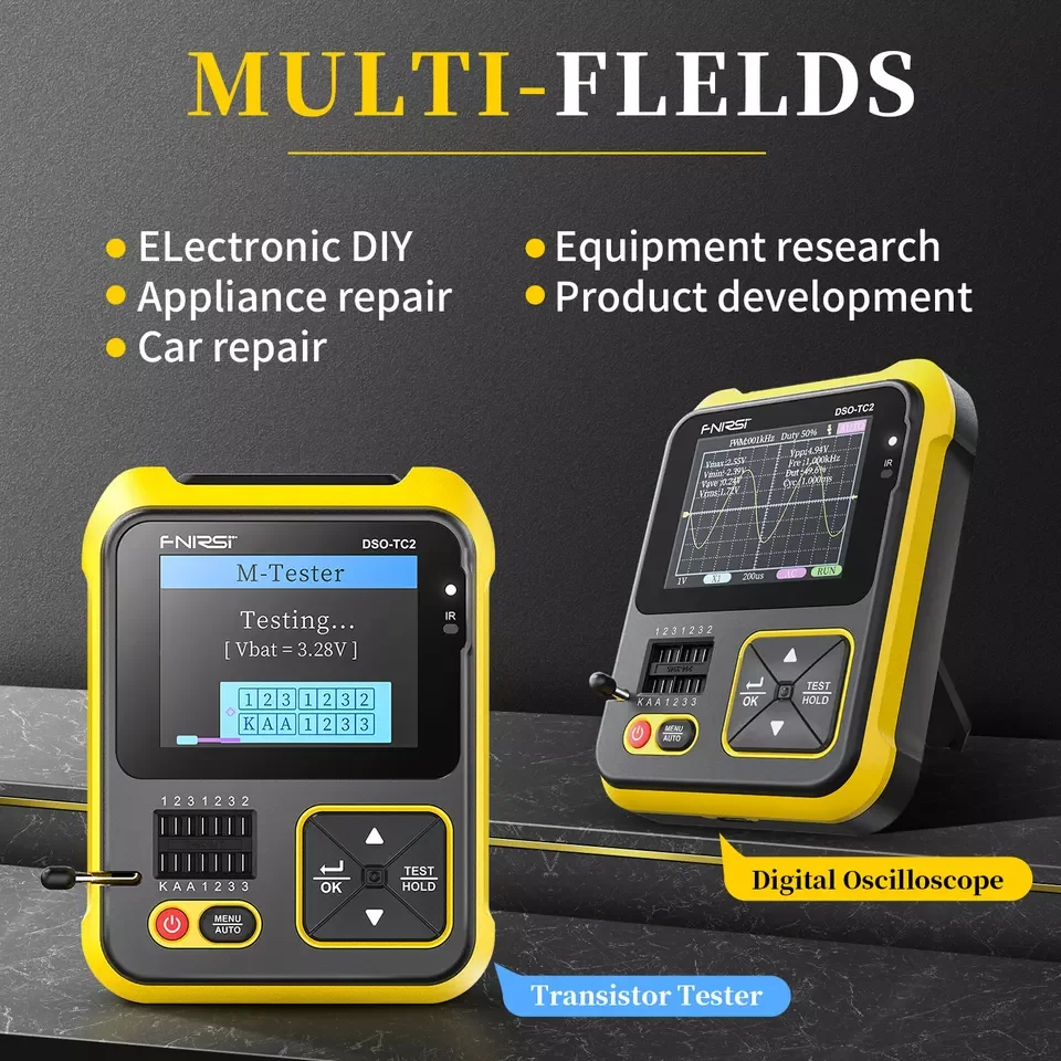 Laboratory dual channel oscilloscope