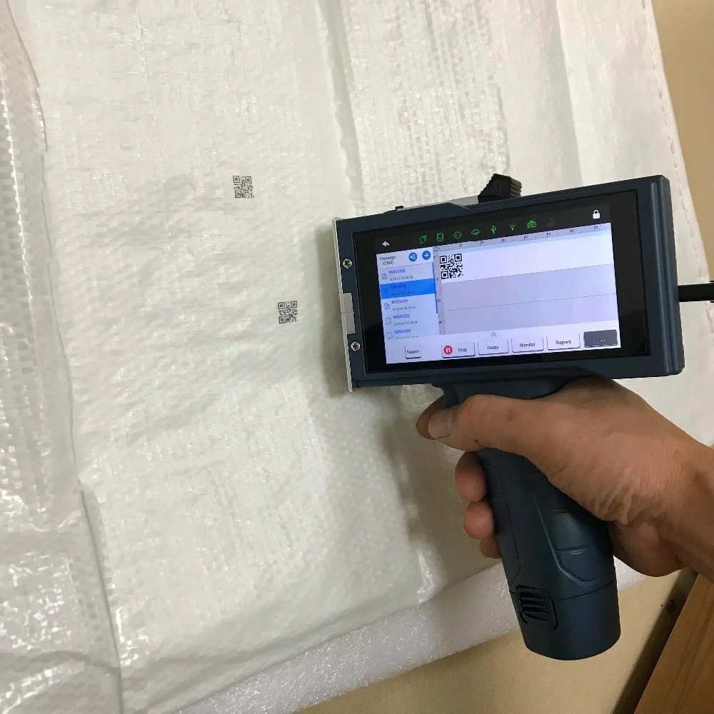 Date Code Stamp Portable Handheld Inkjet Marking Machine/Stamp Date Time Code Marking Inkjet