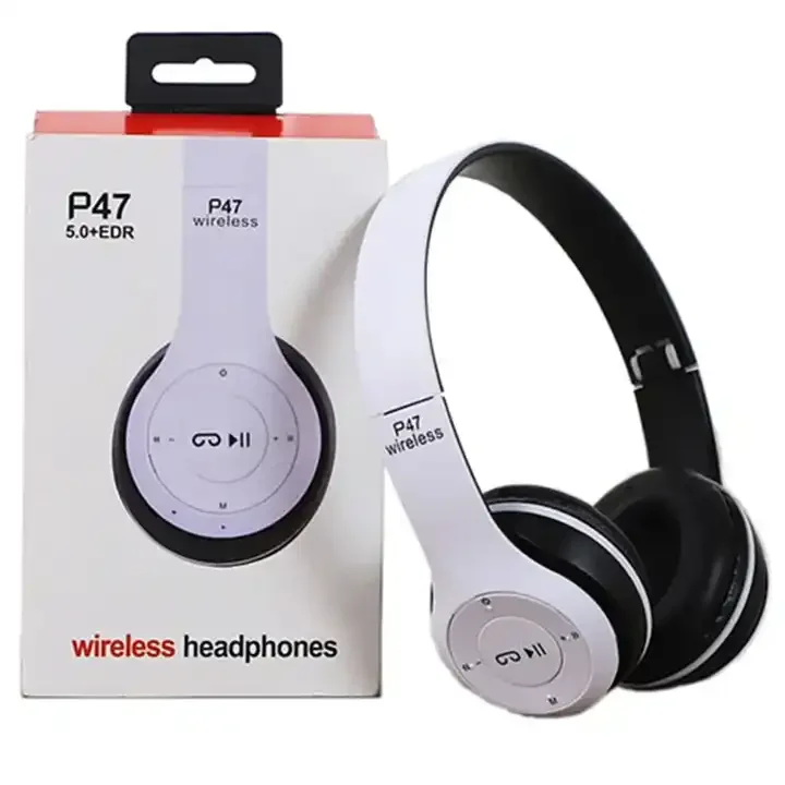 Over Ear P47 High Quality Stereo Wireless Headphone Bt Gaming Headset ...