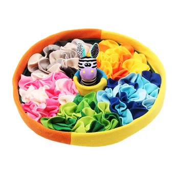 2024 New Arrival Cute Donkey Style Chew Toy for Pet Dogs Emotional Relief Mat with Teeth Grinding & Smell Snuffing Pads